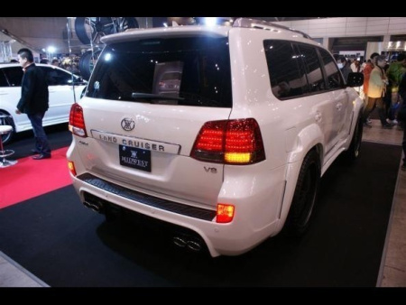 Toyota Land Cruiser 200 (08-) фонари задние светодиодные красно-тонированные, дизайн "MidWest", комплект лев.+прав.