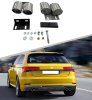 Насадки на выхлоп S3 для Audi A3 2013-2020 - нержавейка