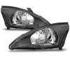 Ford Focus 1 (2000-2004) передние фары черные штатные