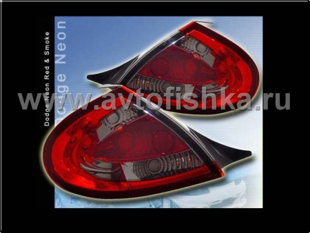 Dodge Neon (00-02) фонари задние красно-тонированные, дизайн Altezza, комплект 2 шт.