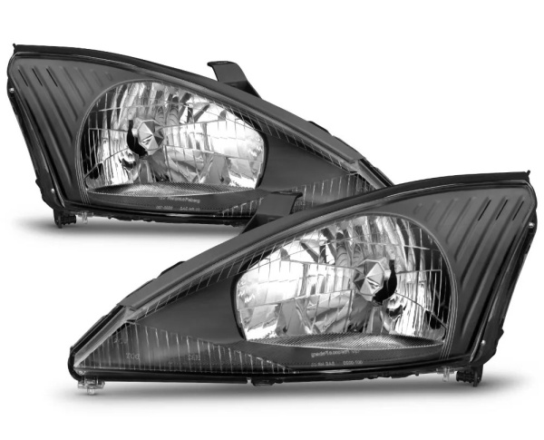 Ford Focus 1 (2000-2004) передние фары черные штатные