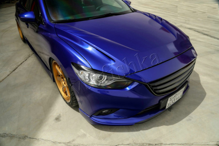 Mazda 6 (13 – 18) капот SkyActivSport (с глухими жабрами)