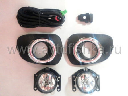 Mitsubishi Pajero Sport (09-) фары противотуманные, установочный комплект