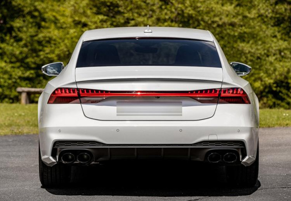 Диффузор S7 S-line с насадками для Audi A7 2019+