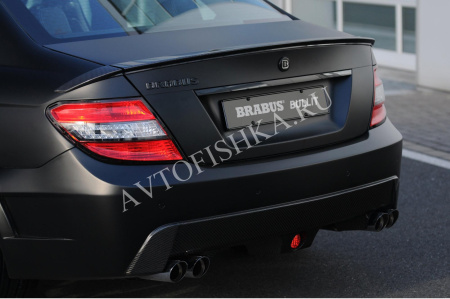 Mercedes C-Class W204 (07-14) спойлер BRABUS на багажник с накладками на крылья, под покраску