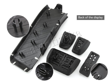 Audi Q5, A5, A4, A6, A7 (08-17) накладки на педали алюминиевые, штатные МКПП