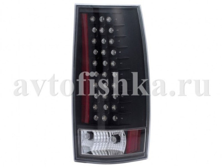 Chevrolet Tahoe, Suburban, GMC Yukon, Denali (07-) задние светодиодные фонари тонированные, комплект 2 шт.