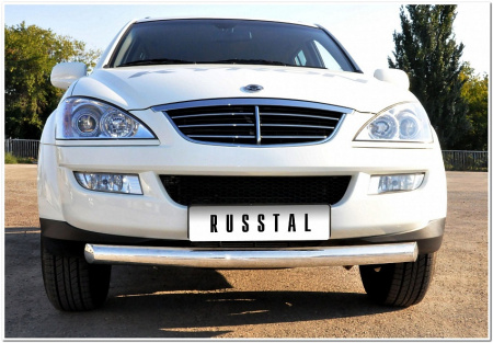 SsangYong Kyron (05-) защита переднего бампера, труба 70 мм