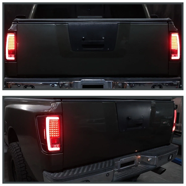 Nissan Titan (2004-2015) Фонари (стопы) задние LED светодиодные черные