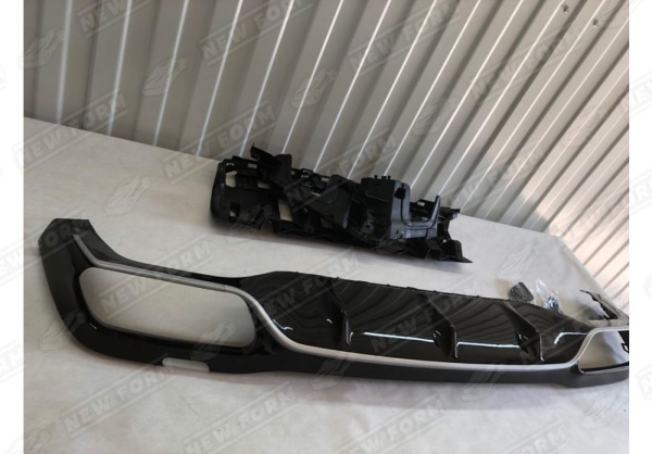 Mercedes-Benz E-Klasse W213 2016 - 2020 Диффузор заднего бампера хром молдинг 6.3S AMG