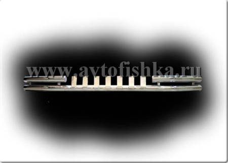 Toyota Prado 120 (02-09) защита переднего бампера, двойная труба.