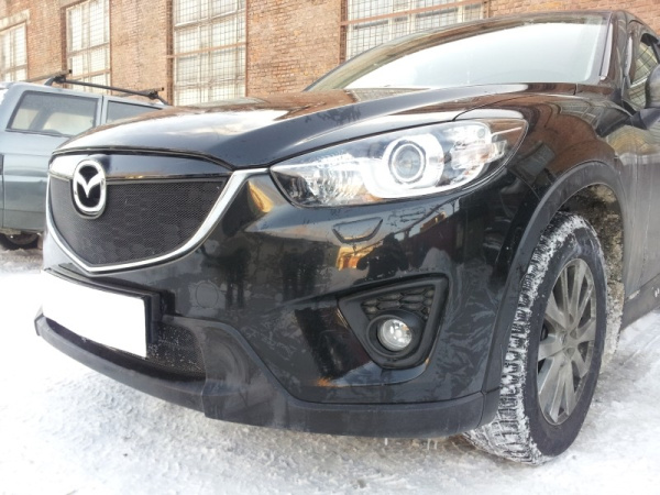 Mazda CX-5 (12–14) Защита радиатора, чёрная, низ