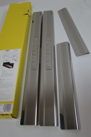 Volkswagen Amarok (04-) накладки на внутренние пороги, к-кт 4шт.