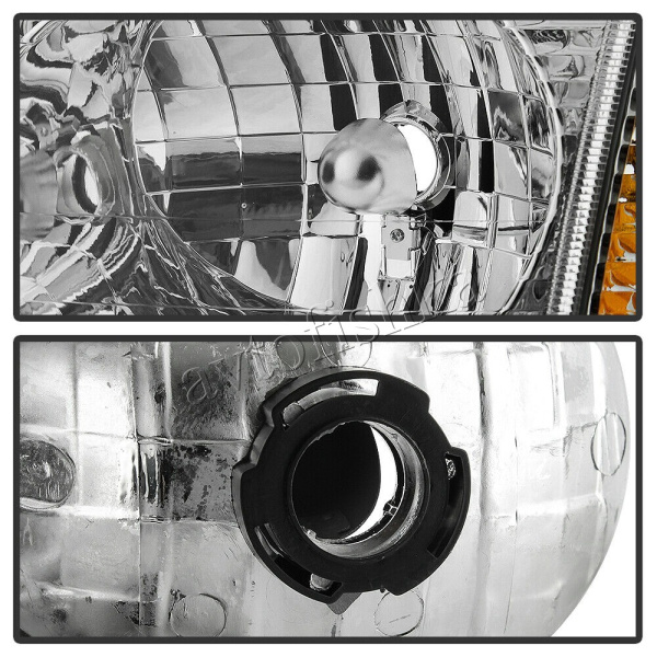 Ford Explorer (02-05) фары передние хромированные с поворотниками, комплект 2 шт.