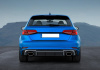 Диффузор RS3 в бампер для Audi A3 хэтчбек 2017-2020