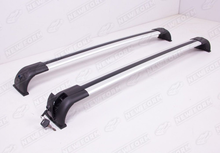 Land Rover Discovery 3 поколение 2004 - 2009 Поперечины серебристые