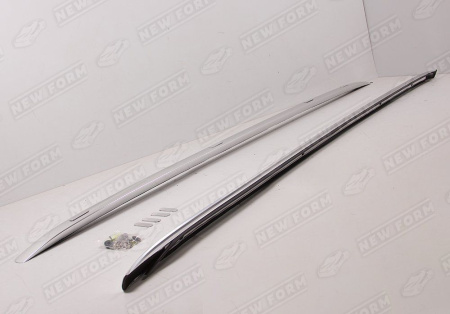 Toyota Land Cruiser LC 200 (1 рестайлинг) 2012 - 2015 Рейлинги стиль Lexus серебристые