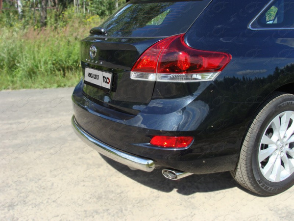 Toyota Venza (12–) Защита задняя (овальная) 75х42 мм