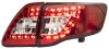 Toyota Corolla (2006-2010) фонари задние светодиодные красно-тонированные, комплект лев.+прав.