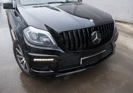 Mercedes-Benz GL-Klasse X166 2012 - 2016 Решетка радиатора Panamerica черная
