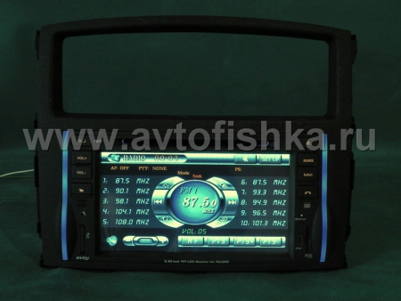 Mitsubishi Pajero 4 (06-) автомагнитола с GPS навигацией, штатное головное устройство с HD экраном 7 дюймов, PMS TPJ-8087GB