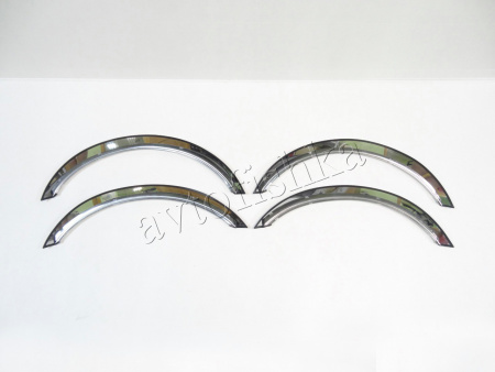 Mercedes Benz W124 с узким молдингом накладки на арки крыльев из полированной нержавеющая сталь, комплект 4 шт.