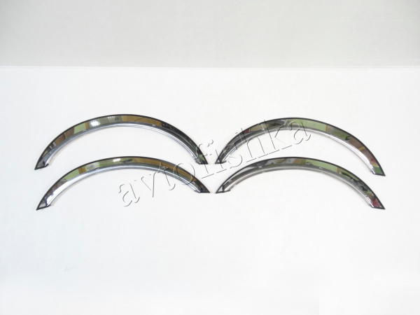 Mercedes Benz W124 с узким молдингом накладки на арки крыльев из полированной нержавеющая сталь, комплект 4 шт.