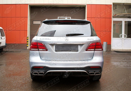 Mercedes-Benz GLE-Klasse W166 2015 - 2018 Диффузор заднего бампера 6.3 AMG