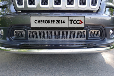 Jeep Cherokee (14–) Защита передняя нижняя 60,3 мм (Sport, Longitude, Limited)