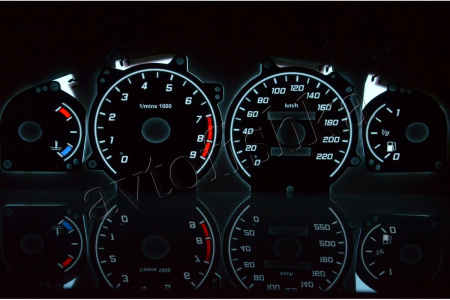 Hyundai Sonata светодиодные шкалы (циферблаты) на панель приборов