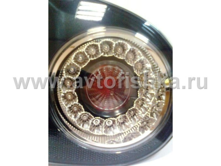 Volkswagen Golf 5 (03-) фонари задние светодиодные черные, комплект 2 шт.