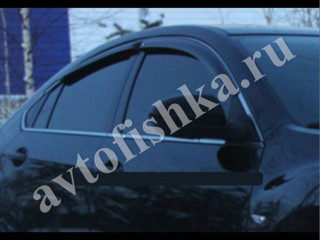 Дефлекторы боковых окон EGR 4 части темные Mazda 6 седан 2008-2012