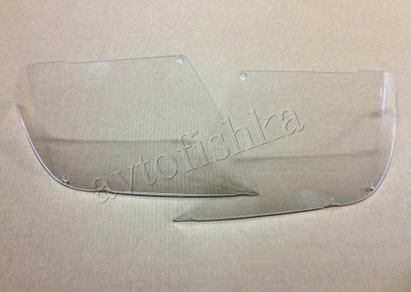 Защита передних фар прозрачная Nissan Pathfinder, Navara R51 (05-10)