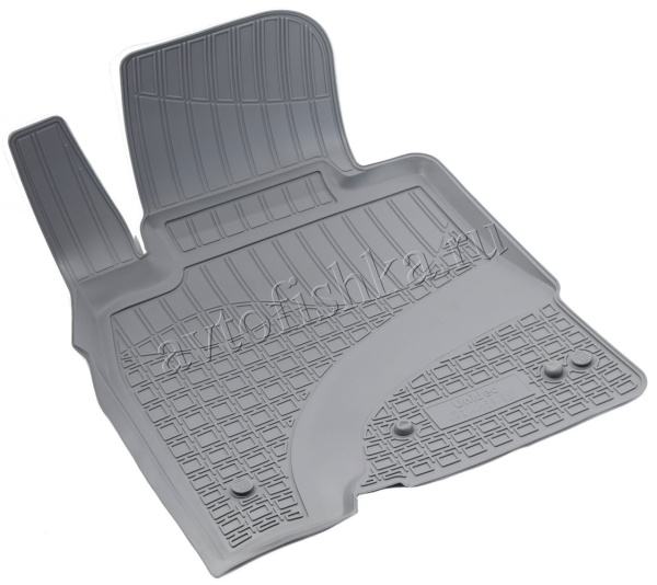 Toyota Land Cruiser (07–/12–/15–) Коврики салона (полиуретан), серые (5/7 мест)