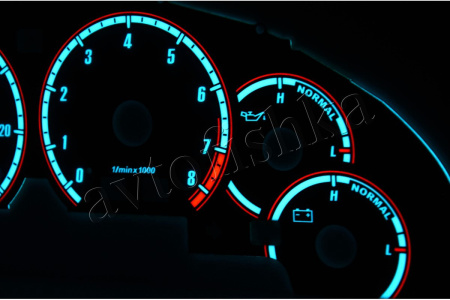 Ford Probe светодиодные шкалы (циферблаты) на панель приборов