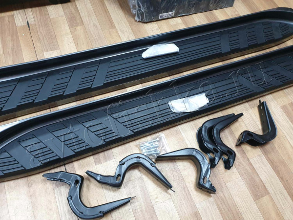 Toyota Land Cruiser Prado 120 (02-09) подножки (пороги), комплект 2 шт.