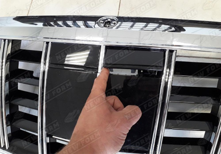 Mercedes-Benz S-Klasse W222 рестайлинг 2017 - 2020 Решетка радиатора BR черная матовая