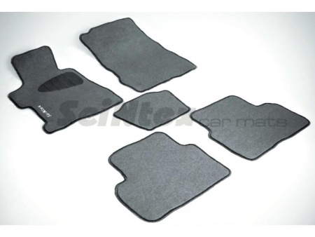 BMW 3 Ser E46 (98-05) седан ворсовые коврики на резиновой основе