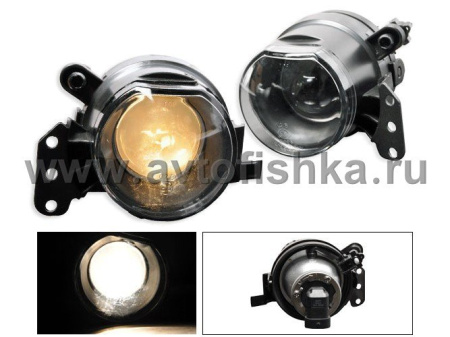 BMW 5 E60 (02-08) фары противотуманные линзовые, M-technik, комплект 2 шт.