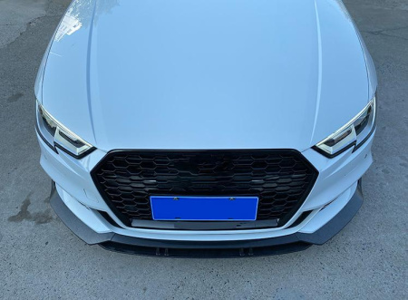 Передняя юбка RS3 ABT для Audi A3 седан 2017-2020