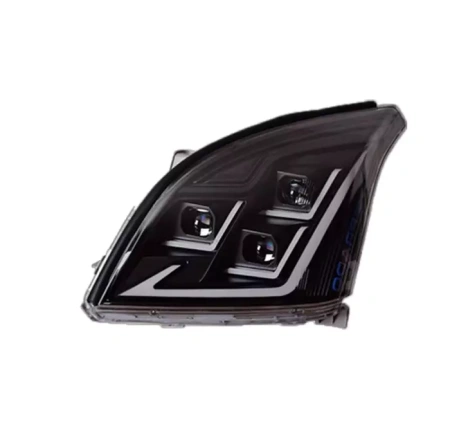 Toyota Land Cruiser Prado 120 (02-09) фары передние LED черные