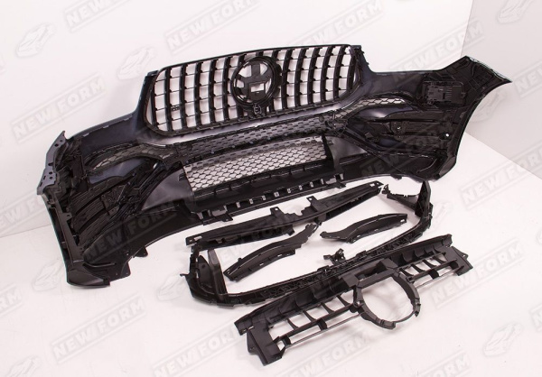 Mercedes-Benz GLE-Klasse V167 рестайлинг 2023 - н.в. Передний бампер 5.3 AMG хром