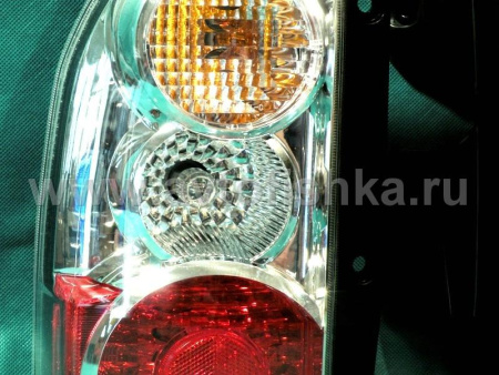 Suzuki Grand Vitara (99-05) задние фонари хромированные, дизайн Altezza, комплект 2 шт.