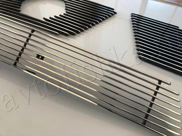 Nissan Pathfinder (10-14) накладка на решетку радиатора и переднего бампера