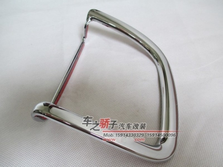 Toyota Land Cruiser 200 (2008-) хромированные накладки на задние фонари заднего бампера, комплект 2 шт.