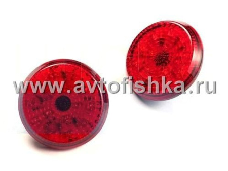 Toyota Corolla (06-10) фонари заднего бампера светодиодные красные, комплект 2 шт.