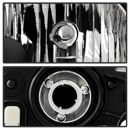 Dodge Neon (03-05) фары передние линзовые черные, комплект 2 шт.