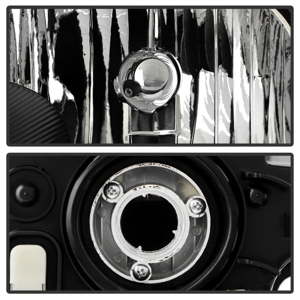 Dodge Neon (03-05) фары передние линзовые черные, комплект 2 шт.