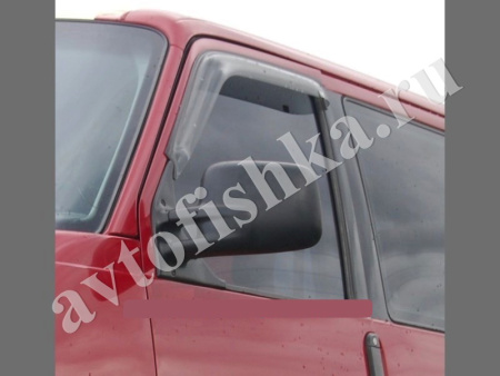 Дефлекторы боковых окон 2 части дымчатые VW T4 1990-2002