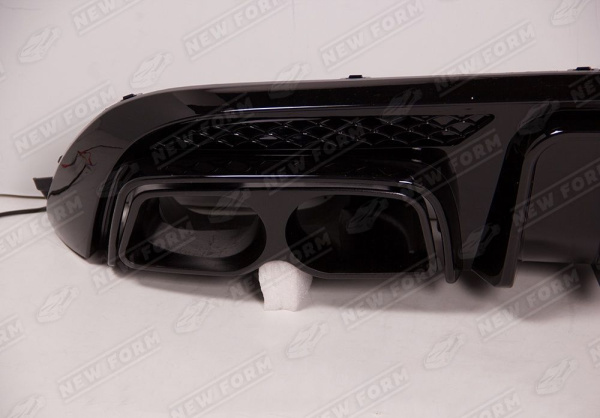 Mercedes-Benz C-Klasse W205 рестайлинг 2018 - 2021 Диффузор заднего бампера с насадками Brabus